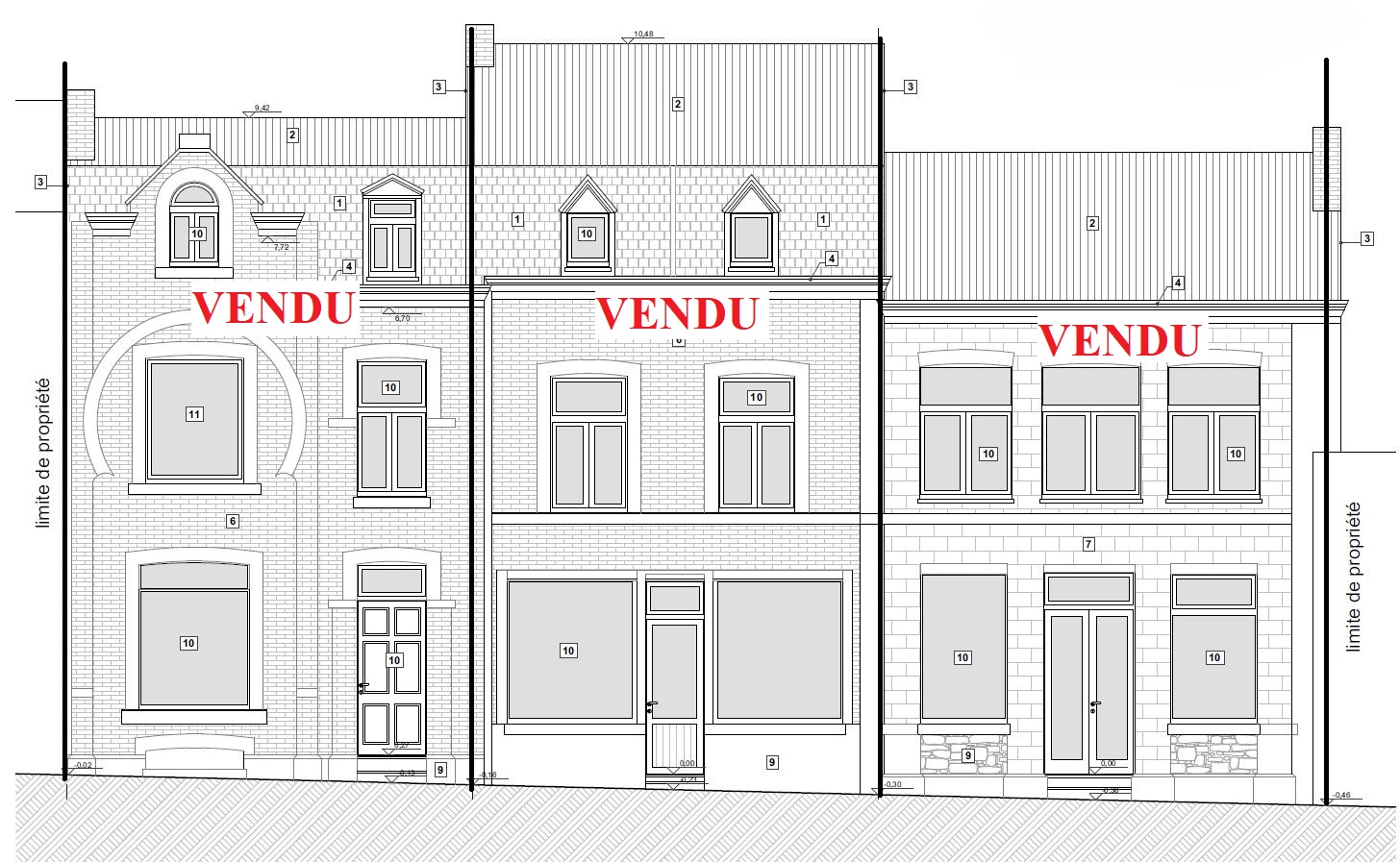 vue 3 immeubles